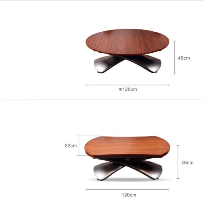 Expandable Coffee to Dining Table 🪑 | Space-Saving & Modern ☕️