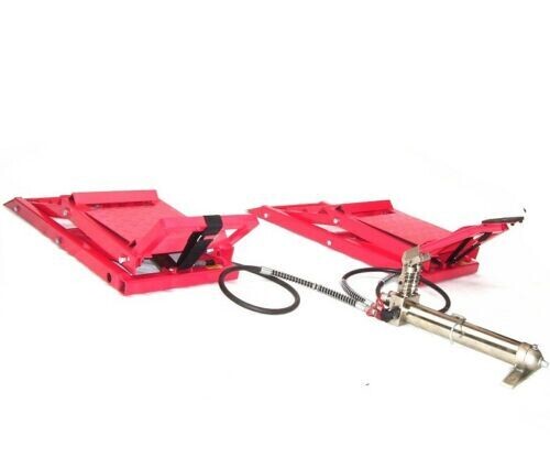 ⚡ Hydraulic Car Ramps - 3,000 lb Capacity 🛠️ | Drive-On Lift for Safe Underbody Repair